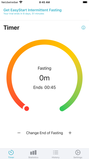 Automatic Start Fasting