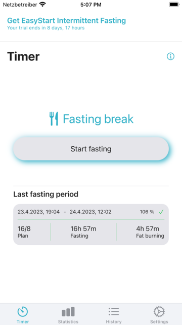 Start Fasting
